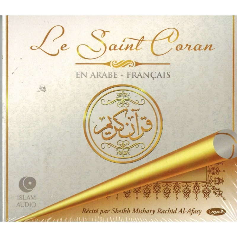 CD - Le Saint Coran Arabe-Francais - Mishary Rachid Al-Afasy