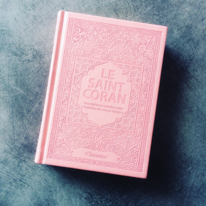 Coran Arabe / Français / phonétique (3 Couleurs au choix) lecture Hafs - Format moyen - Orientica Coran Arabe Francais Phonetique