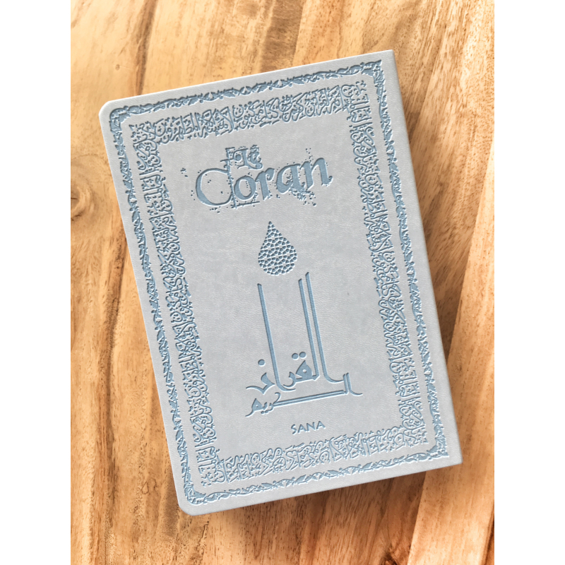 Coran Arabe Francais mi souple ( 10 couleurs au choix )