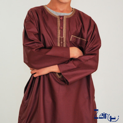 Qamis Enfant de 3 à 16 ans (7 couleurs au choix) - Zein