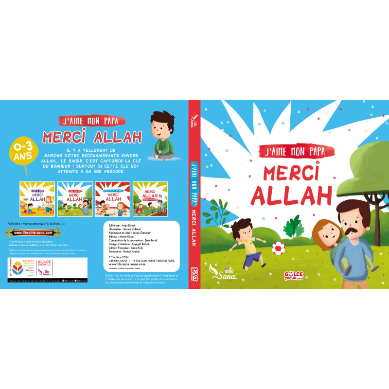 Pack Collection "Merci Allah" : Livres D'éveil Spirituel Pour Enfants (0-5 Ans)