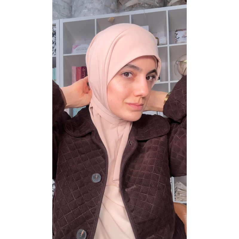 Hijab à clipser - 5 couleurs -