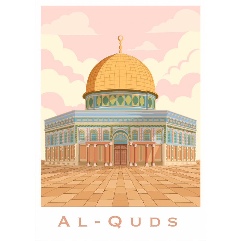 Affiche " Al-Quds " - Impression Luxe - Al Imam