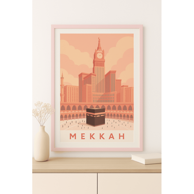 Affiche " Mekkah " - impression luxe - Al Imam