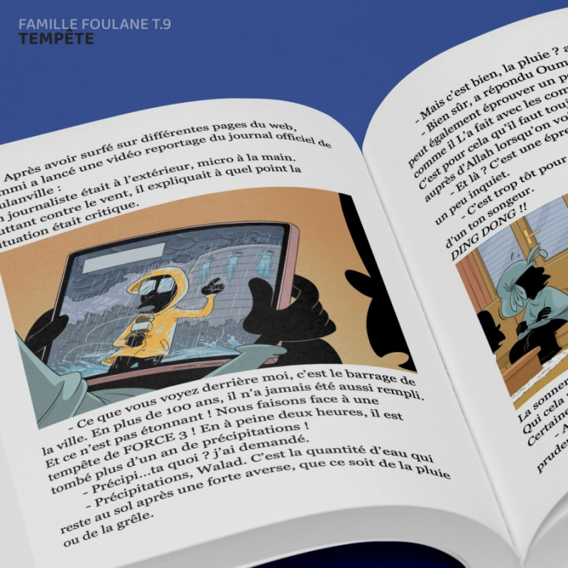 La Famille Foulane - Tome 9 : Tempête - Bdouin