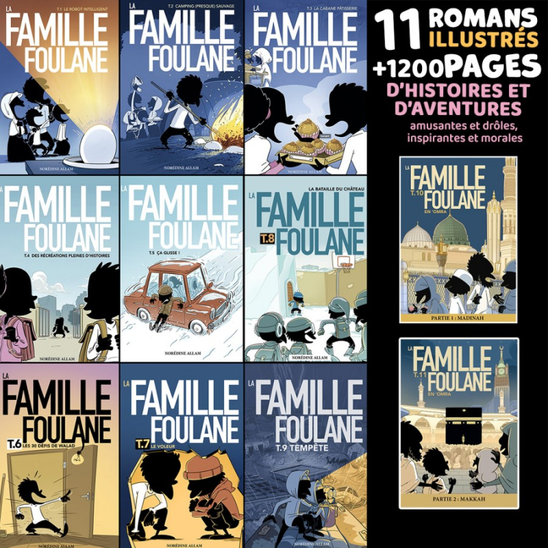 Pack Famille Foulane - 11 tomes