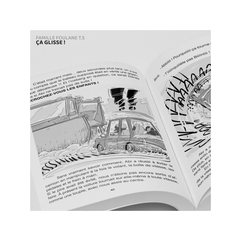 La Famille Foulane - Tome 5 - ça glisse - BDouin