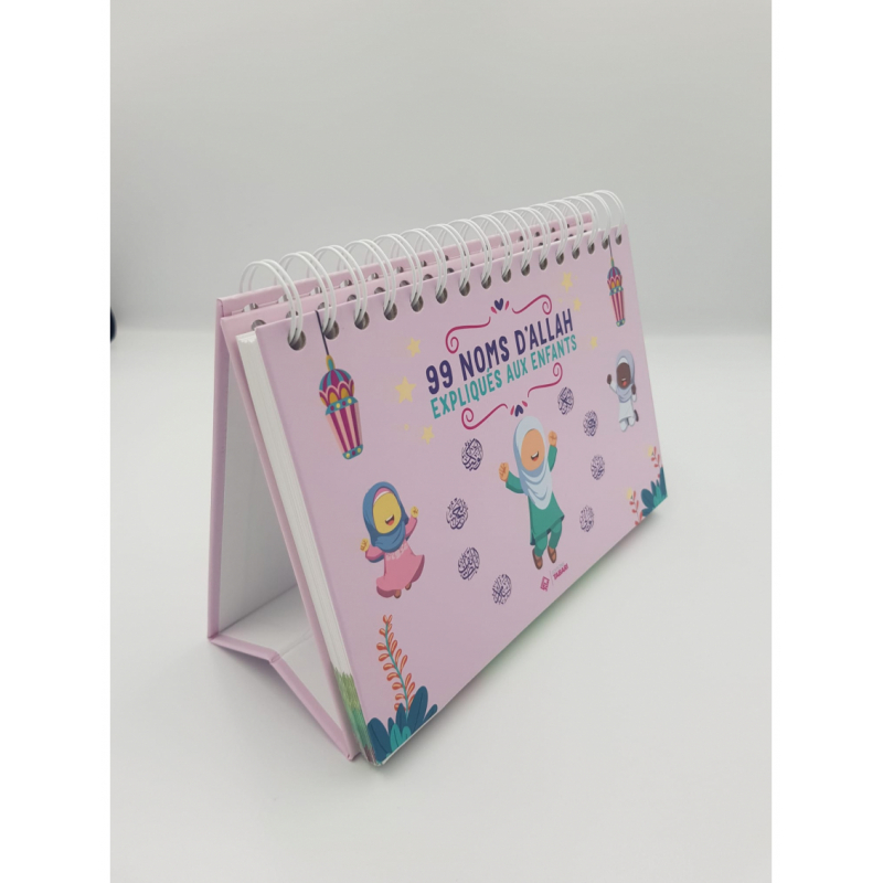99 noms d'Allah expliqués aux enfants - rose - Tabari