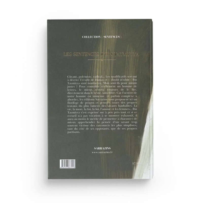 Les sentences d'Ibn Taymiyya - Renaud Kingler - Sarrazins