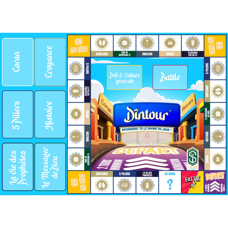 Dintour : Deviendras-tu le savant du jour ? - Jeu Islamique (+6 ans) - Your Science