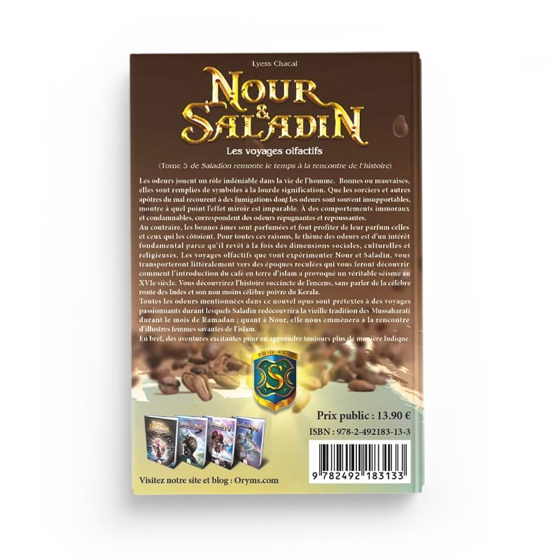Nour et Saladin - Les voyages olfactifs - tome 5 - Lyess Chacal - Oryms
