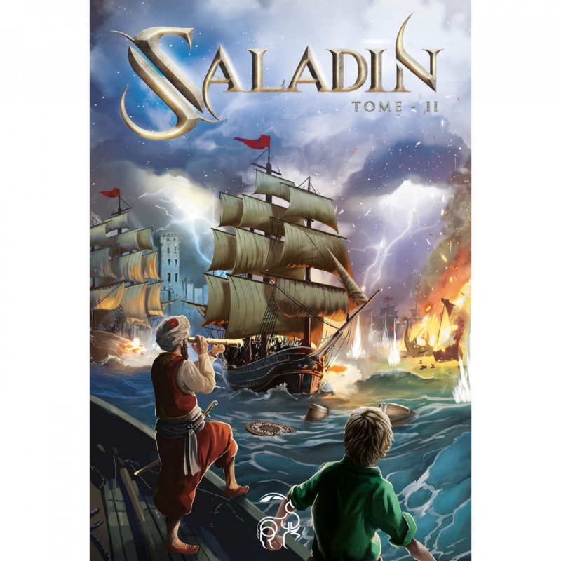 Saladin et l’Anneau Magique - Tome 2 - Remonter le Temps, rencontrer l’Histoire - Lyess Chacal - Oryms