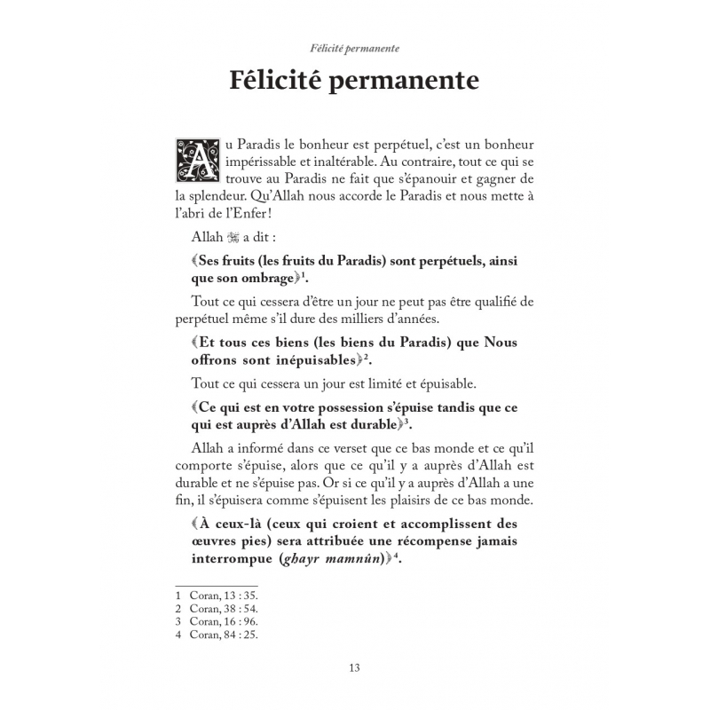 La description authentique du Paradis & ses délices - Ibn Kathir - al-hadith