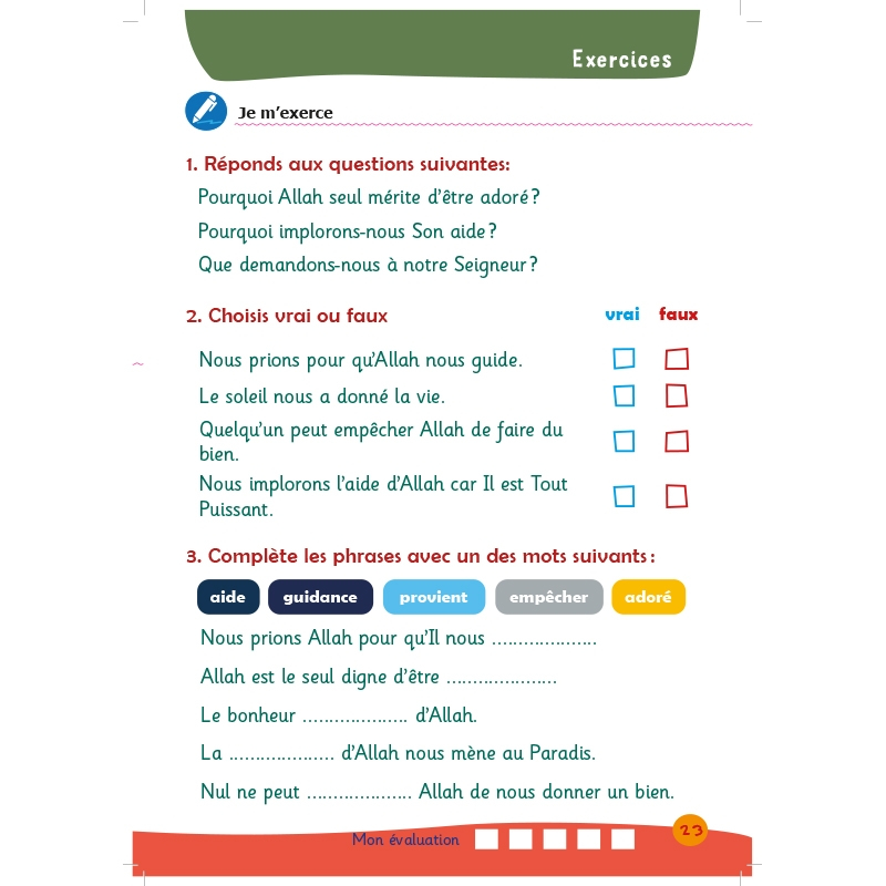 Arc-en-ciel 2 - Manuel d'enseignement des bases de l'Islam - Al-Hadîth