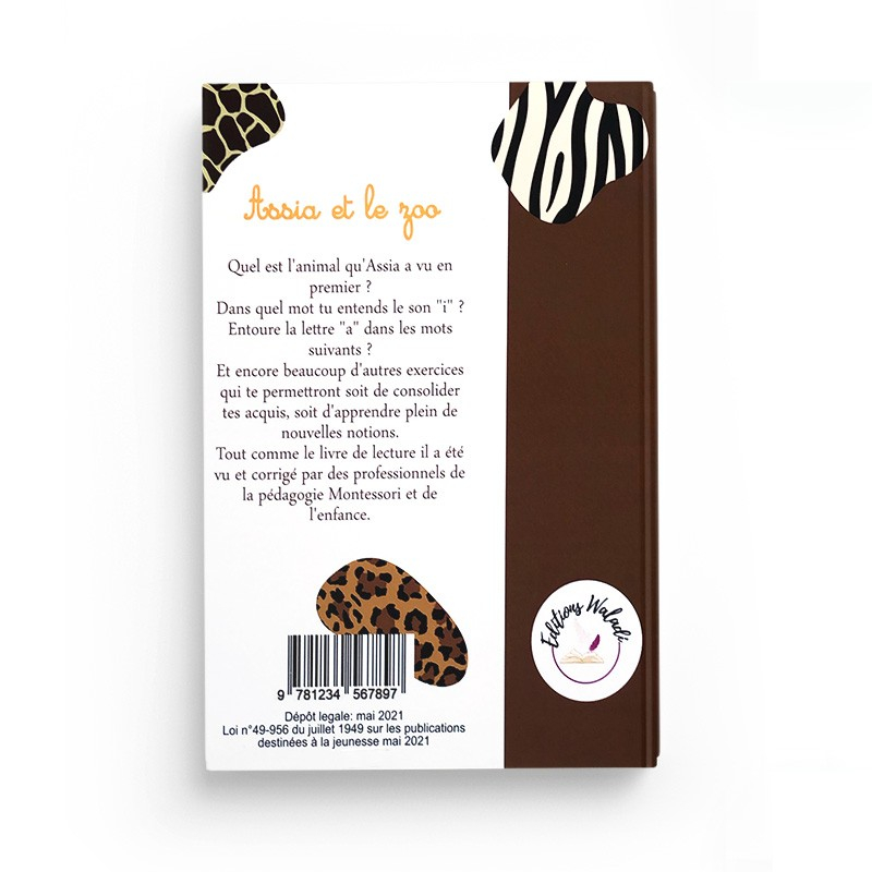 Assia et le zoo - Progression selon la pédagogie Montessori - Waladi