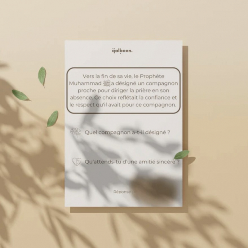 Le Quizz Hikma : Jeu de cartes - Des questions, réflexions, histoires et faits islamiques - Qalbeen (10 ans et +)
