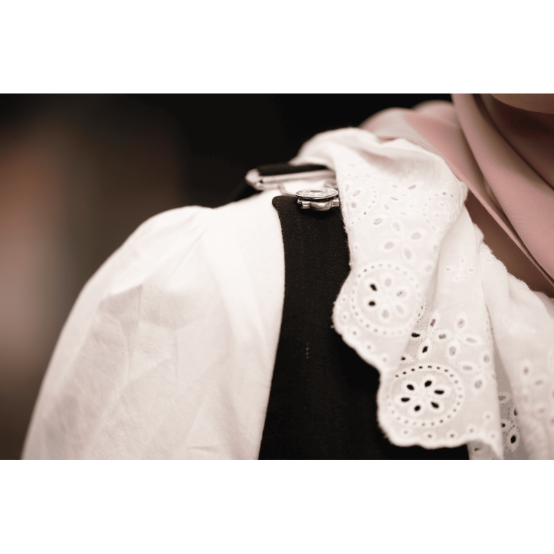 Chemise dentelle - Blanc -