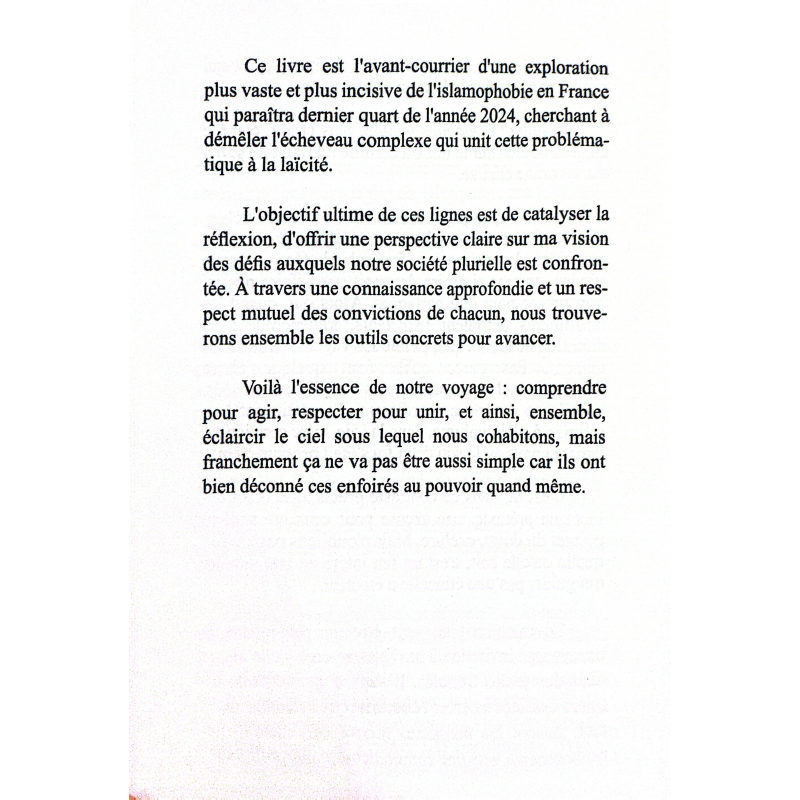 Laïcité et liberté : le défi musulman en France - Jolapeh - Matière grise éditons