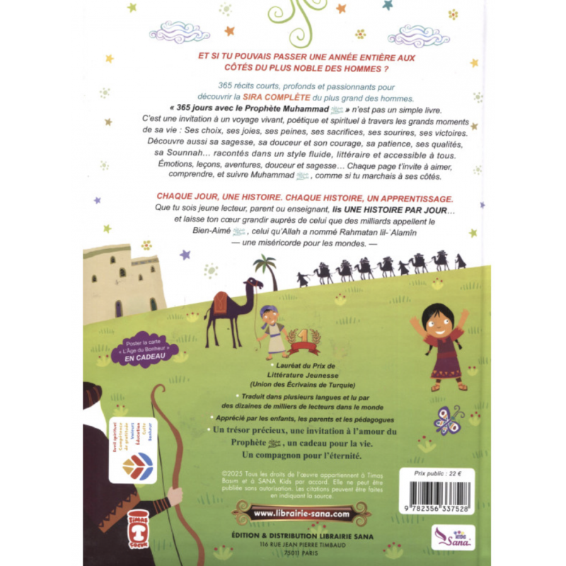 365 Jours Avec Le Prophète - Livre Jeunesse - Sana Kids