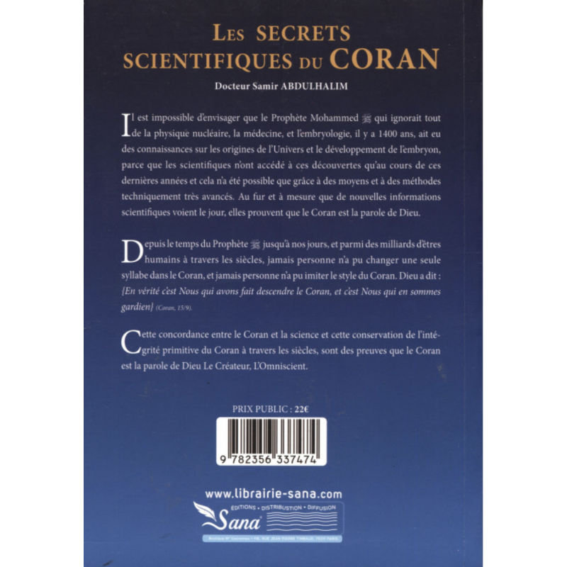 Les Secrets Scientifiques Du Coran - Samir Abdulhalim - Sana Éditions