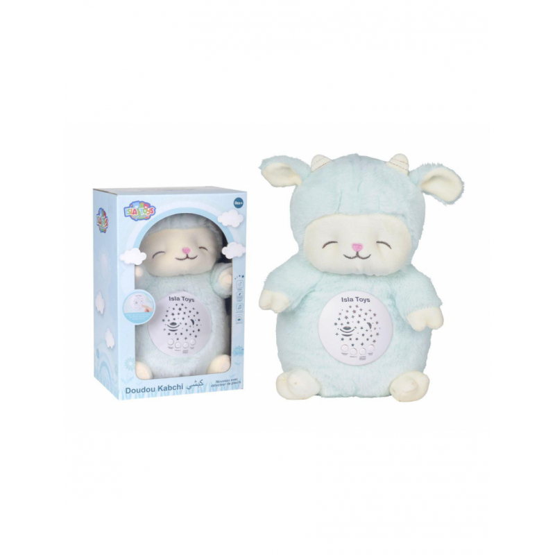 Doudou mouton beige - veilleuse bébé Coranique - IslaToys
