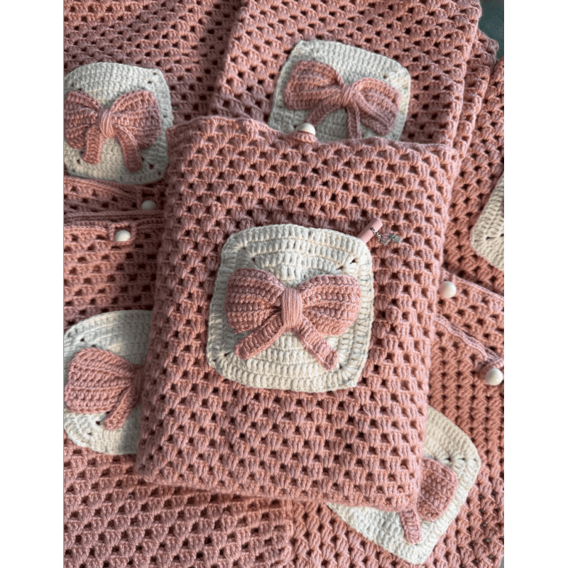 Protège Livre - Enveloppe Rose - Al Imam - Crochet
