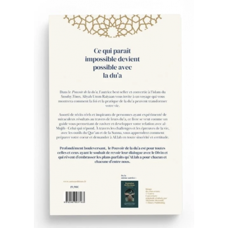 Le Pouvoir De La Du‘a – Aliyah Umm Raiyaan – Anissa Éditions