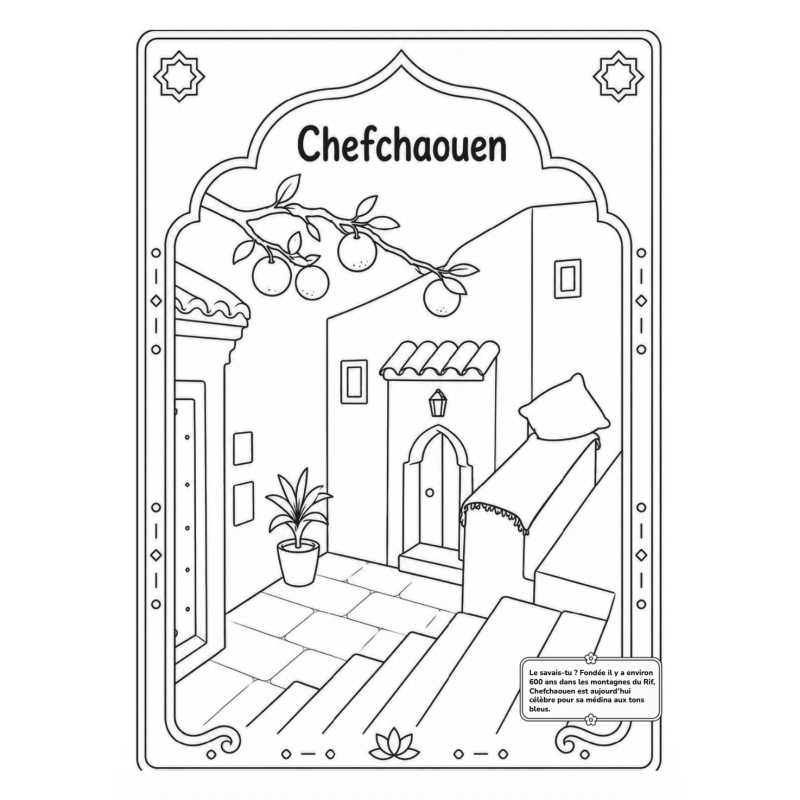 Découvre Le Maroc - Livre de Coloriage - Editions Al Imam